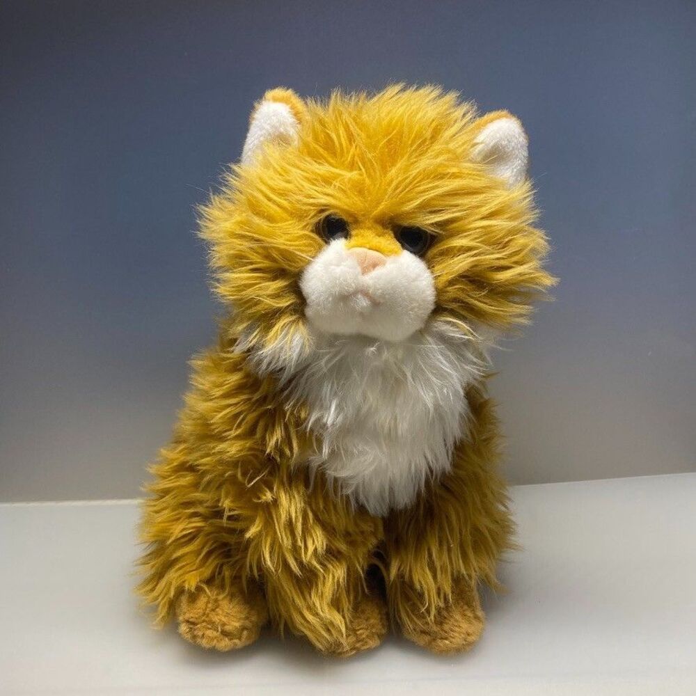 Ty Classic MONACO the Cat 10" Plush Stuffed Animal Toy, No paper tags. Retired.